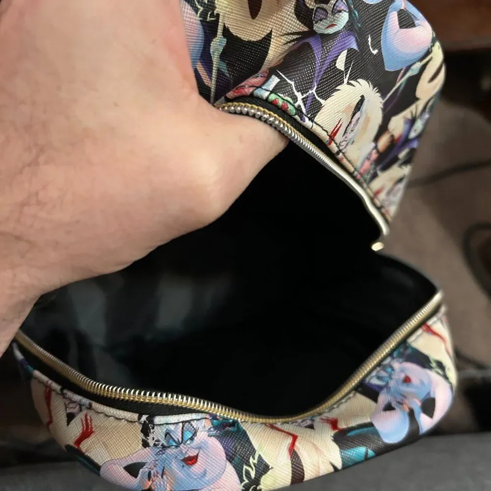 Disney Villains Loungefly Mini Backpack EXCELLENT Condition
